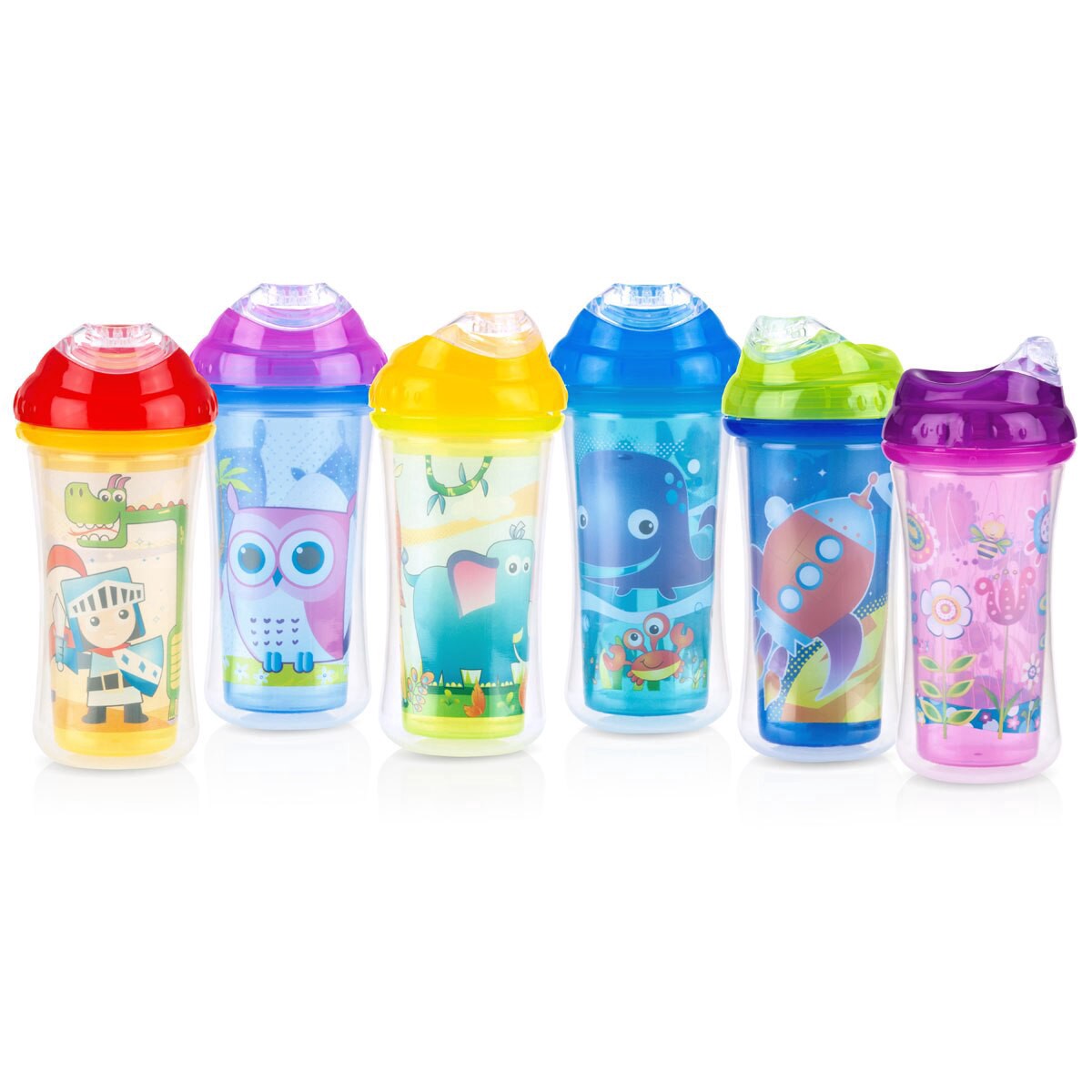 slide 1 of 1, Nuby Insulated Click It Cool Sipper, 9 Oz, 1 ct