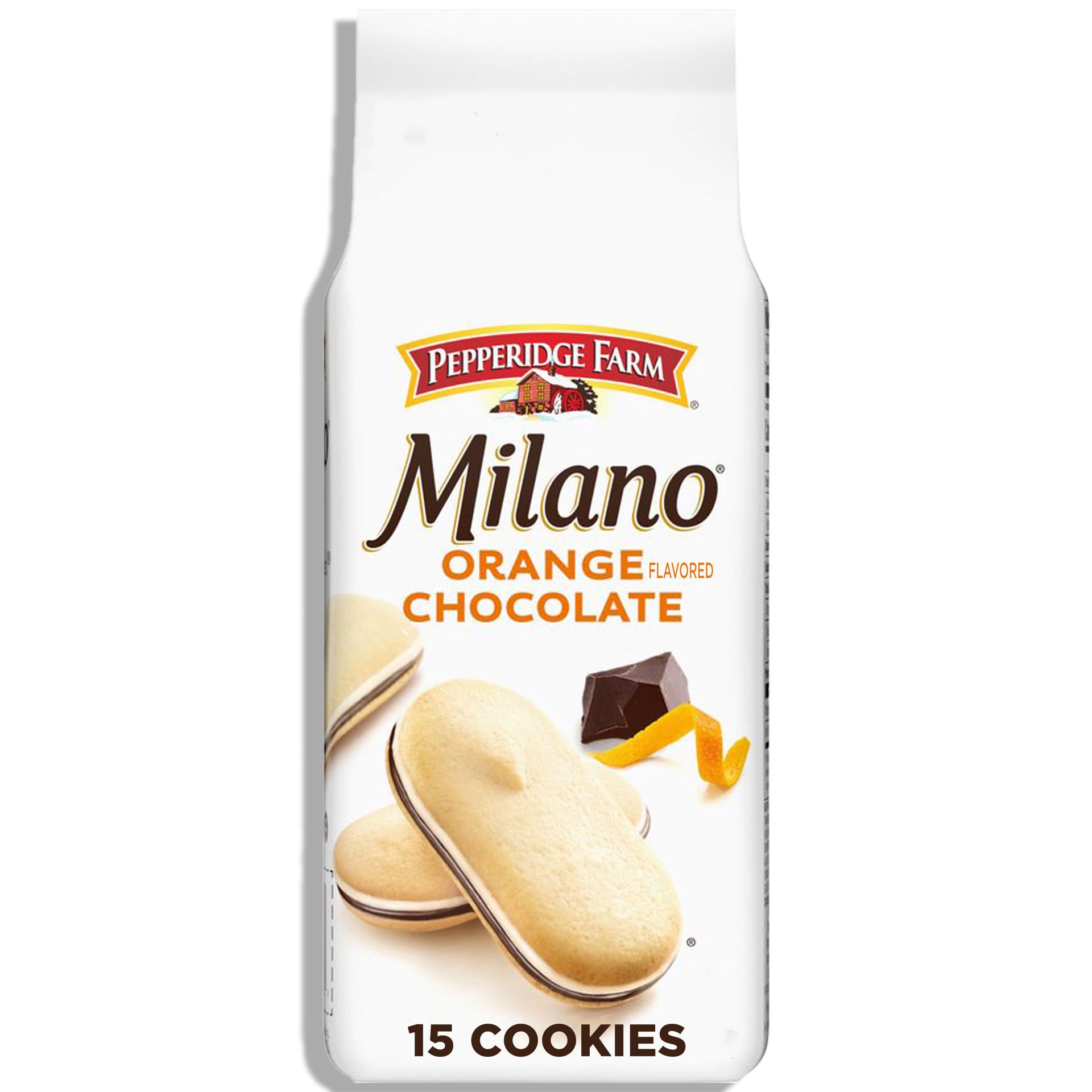 slide 1 of 5, Pepperidge Farm Milano Cookies, Chocolate Orange, 7 Oz Bag, 7 oz