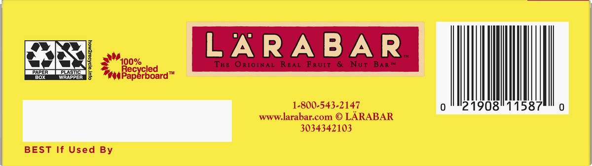 slide 9 of 9, LÄRABAR Lemon Bar Fruit & Nut Bar 8 - 8 1.6 oz Bars, 8 ct