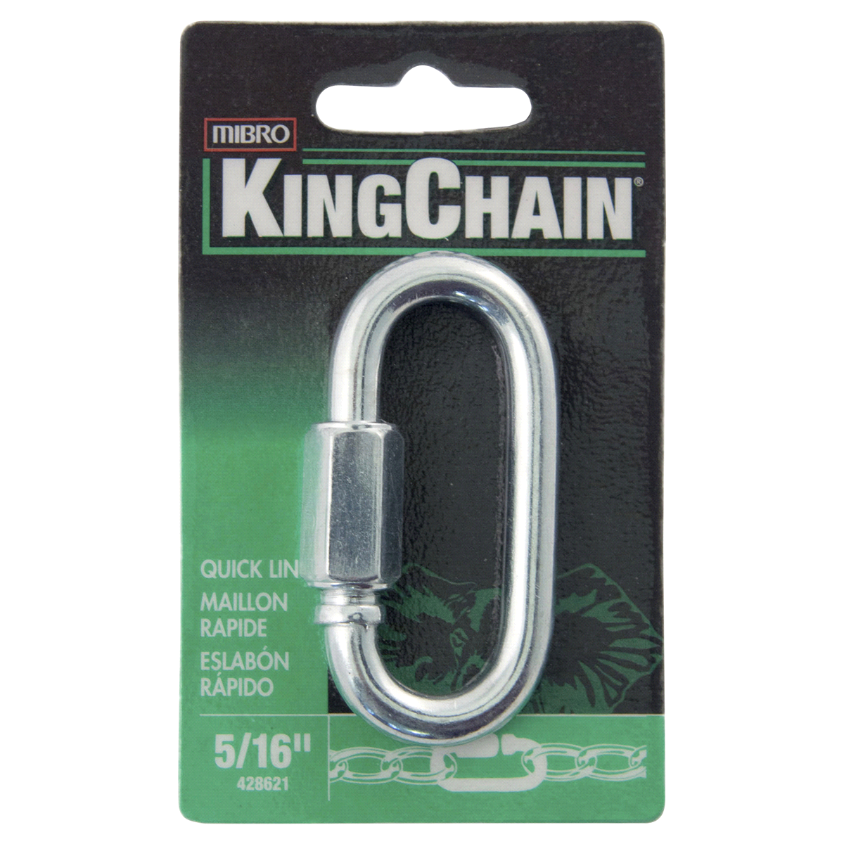 slide 1 of 1, KingChain 5/16 Steel Quick Link, 1 ct