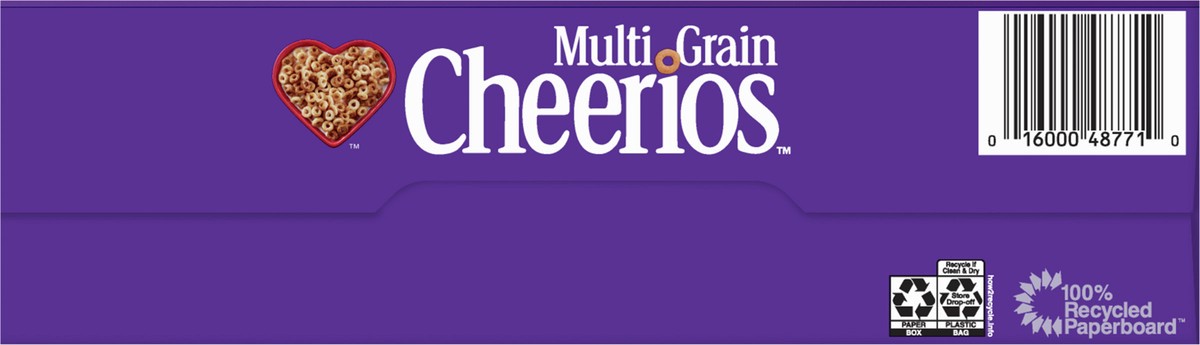 slide 3 of 8, General Mills Multi Grain Cheerios Heart Healthy Cereal, 18 OZ Family Size Cereal Box, 18 oz