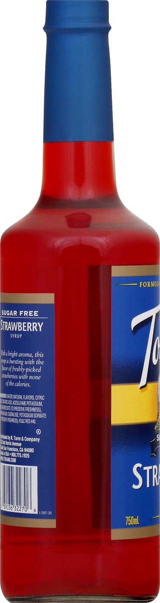 slide 7 of 13, Torani Sugar Free Strawberry Syrup 25.4 fl oz, 25.4 fl oz