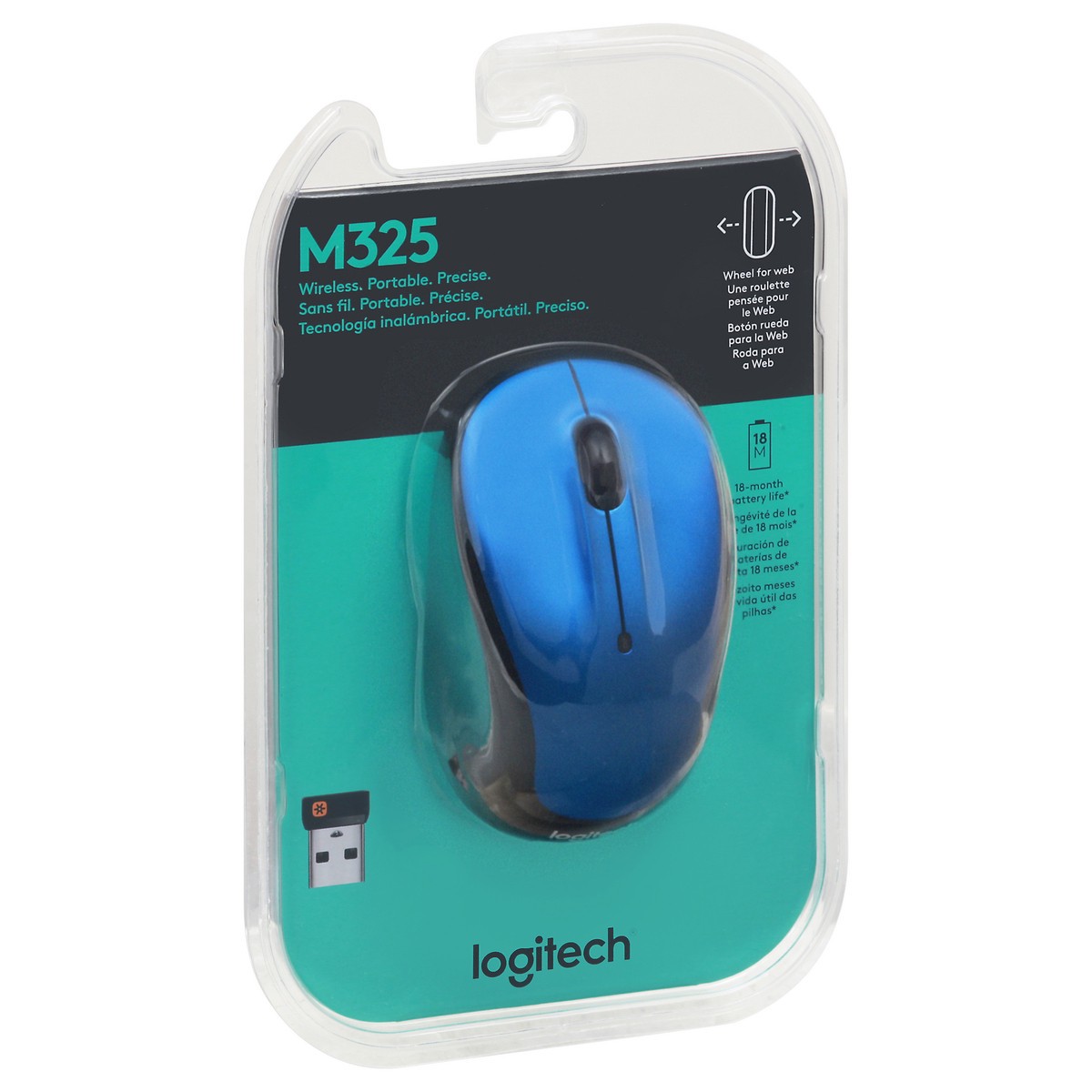 slide 2 of 9, Logitech M325 Wireless Mouse 1 ea, 1 ct