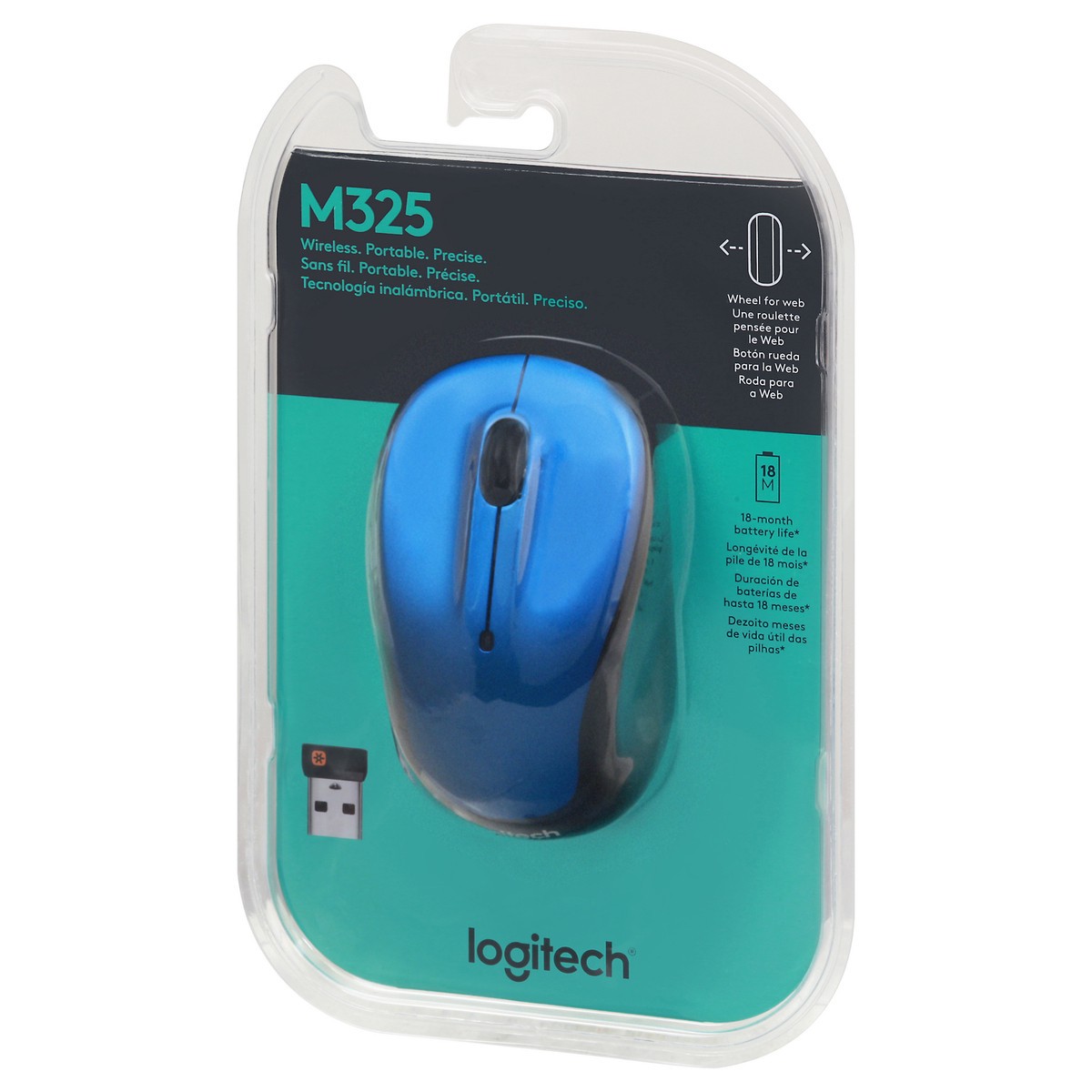 slide 3 of 9, Logitech M325 Wireless Mouse 1 ea, 1 ct
