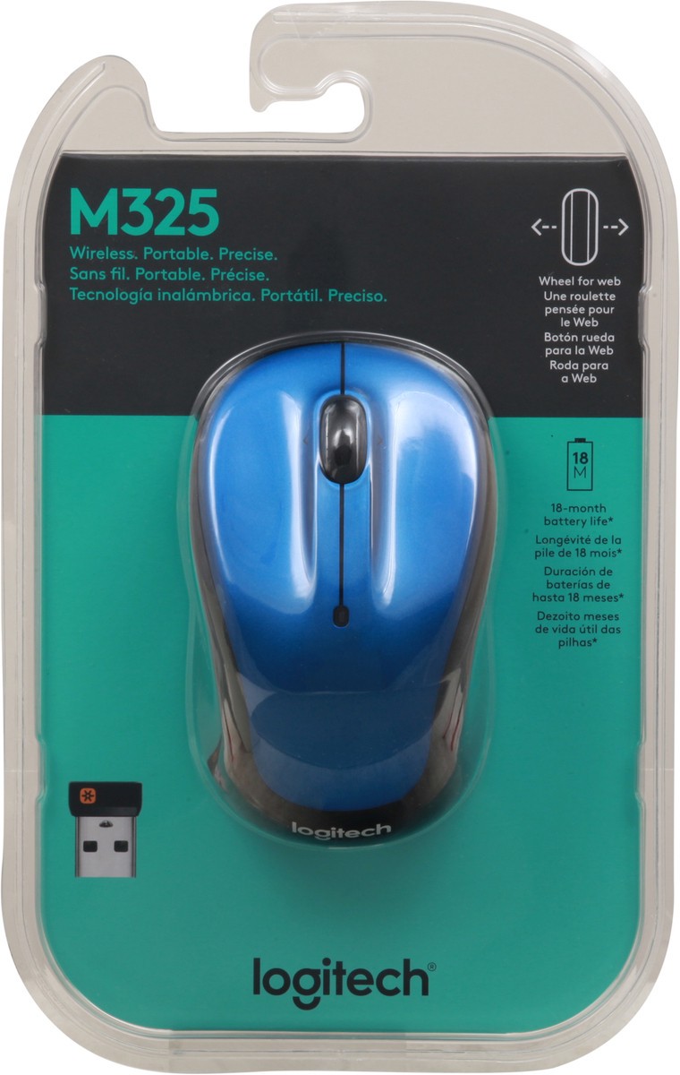 slide 6 of 9, Logitech M325 Wireless Mouse 1 ea, 1 ct