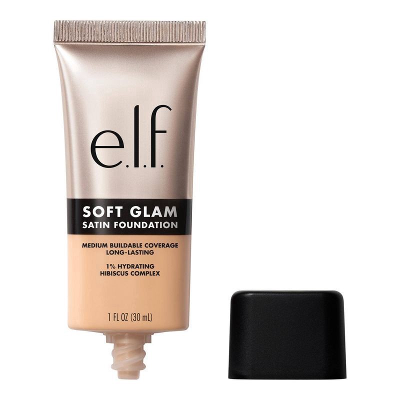 slide 1 of 12, e.l.f. Soft Glam Satin Foundation - 23 Light Cool - 1 fl oz, 1 fl oz