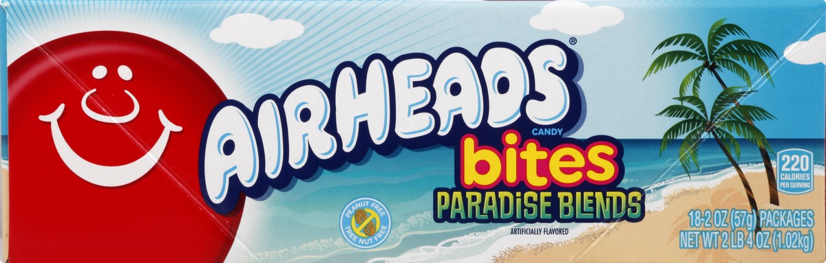 slide 10 of 10, Airheads Bites Paradise Blends, 18 ct