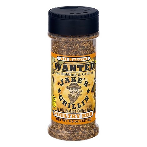 slide 1 of 1, Jake's Grillin Poultry Rub, 4.5 oz