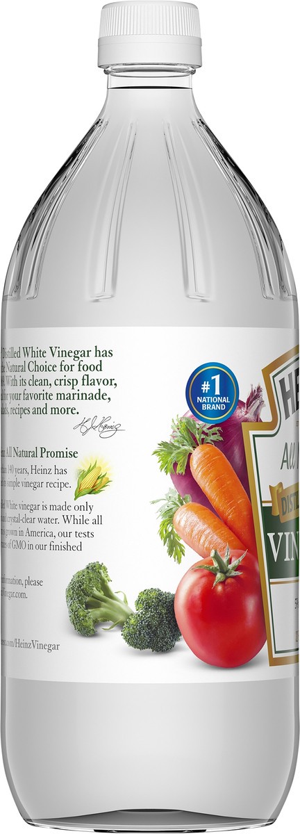 slide 8 of 13, Heinz All Natural Distilled White Vinegar 5% Acidity, 32 fl oz Bottle, 32 fl oz