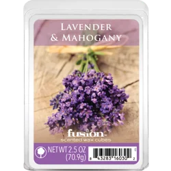 Fusion Scented Wax Cubes Lavender & Mahogany