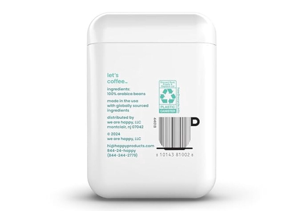 slide 3 of 3, Happy Light Roast Ground Coffee, 12 oz