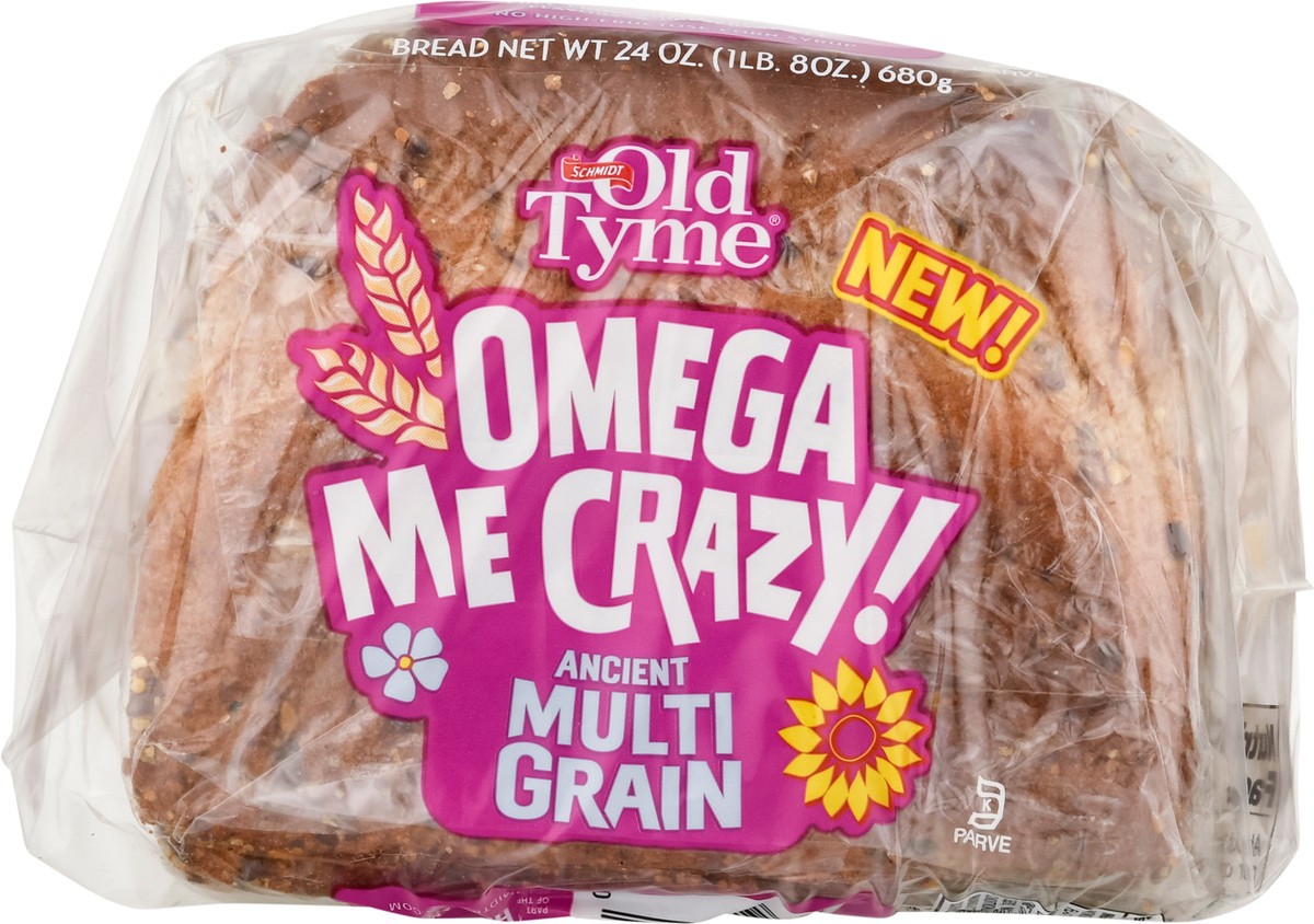 slide 3 of 14, Schmidt's Old Tyme Omega Me Crazy Ancient Multi Grain Bread 24 oz, 24 oz