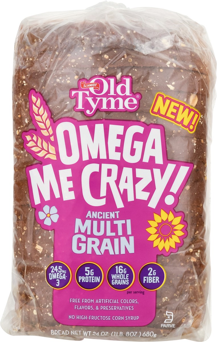 slide 10 of 14, Schmidt's Old Tyme Omega Me Crazy Ancient Multi Grain Bread 24 oz, 24 oz