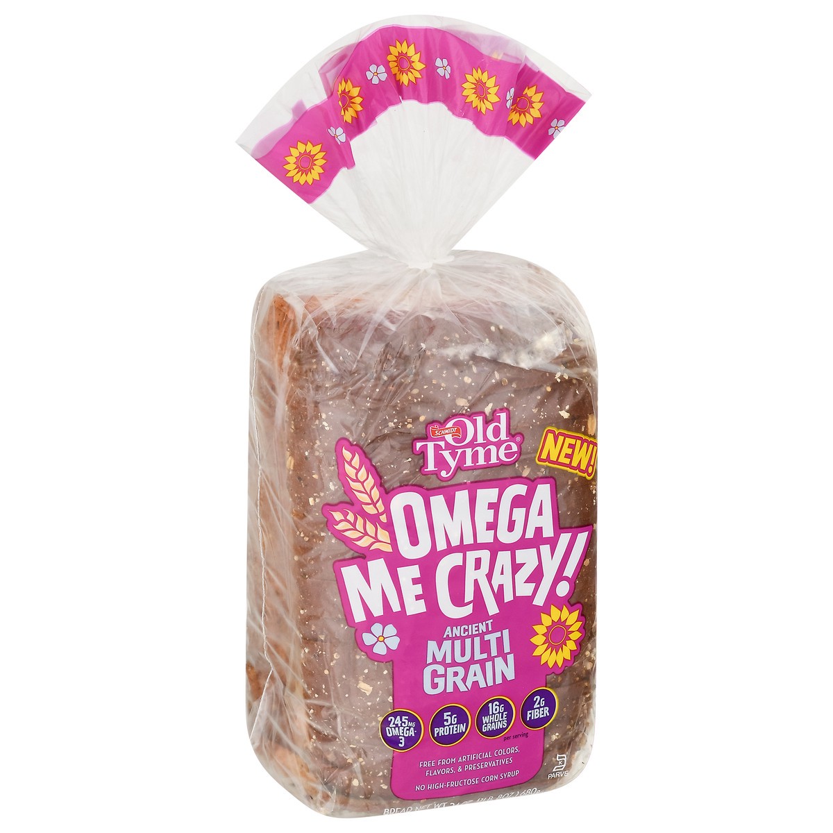slide 1 of 14, Schmidt's Old Tyme Omega Me Crazy Ancient Multi Grain Bread 24 oz, 24 oz
