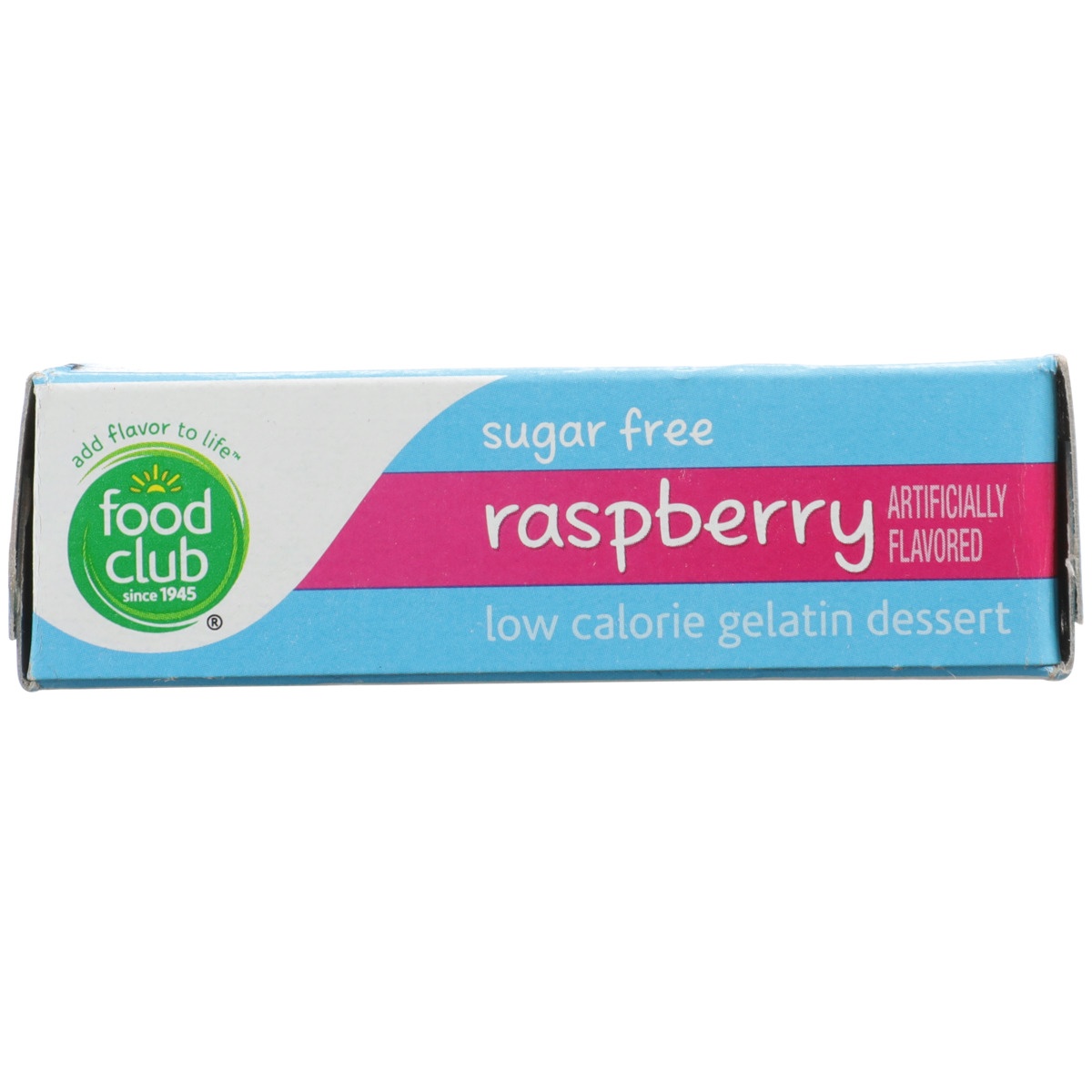 slide 8 of 10, Food Club Raspberry Sugar Free Low Calorie Gelatin Dessert, 0.44 oz