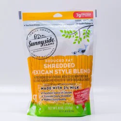 Sunnyside Farms 2% Reduced Fat Mexican Shredded Cheese