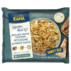 Rana Signature Grilled White Chicken Fettuccine Alfredo Sauce Meal Kit Family Size 39 oz