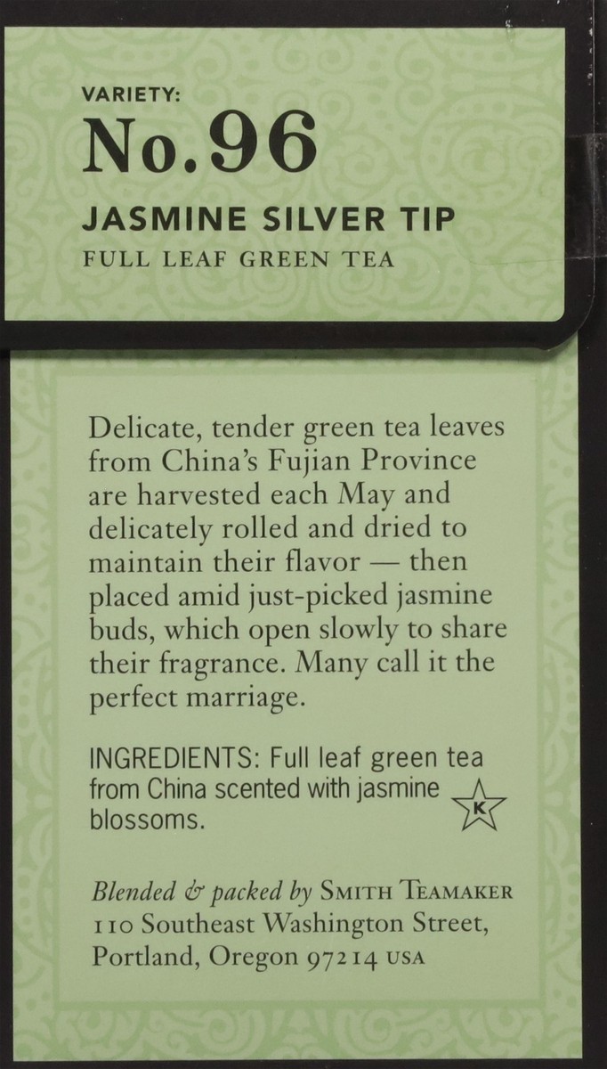 slide 8 of 14, Steven Smith Teamaker Jasmine Silver Tip Tea - 15 ct, 15 ct