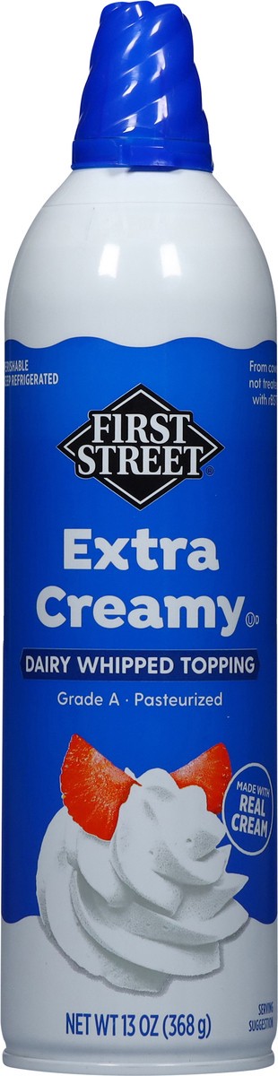 slide 4 of 14, First Street Extra Creamy Dairy Whipped Topping, 13 oz