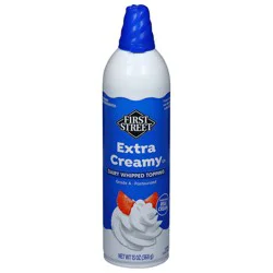 First Street Extra Creamy Dairy Whipped Topping