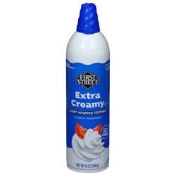 First Street Extra Creamy Dairy Whipped Topping