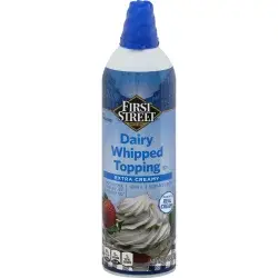 First Street Extra Creamy Dairy Whipped Topping