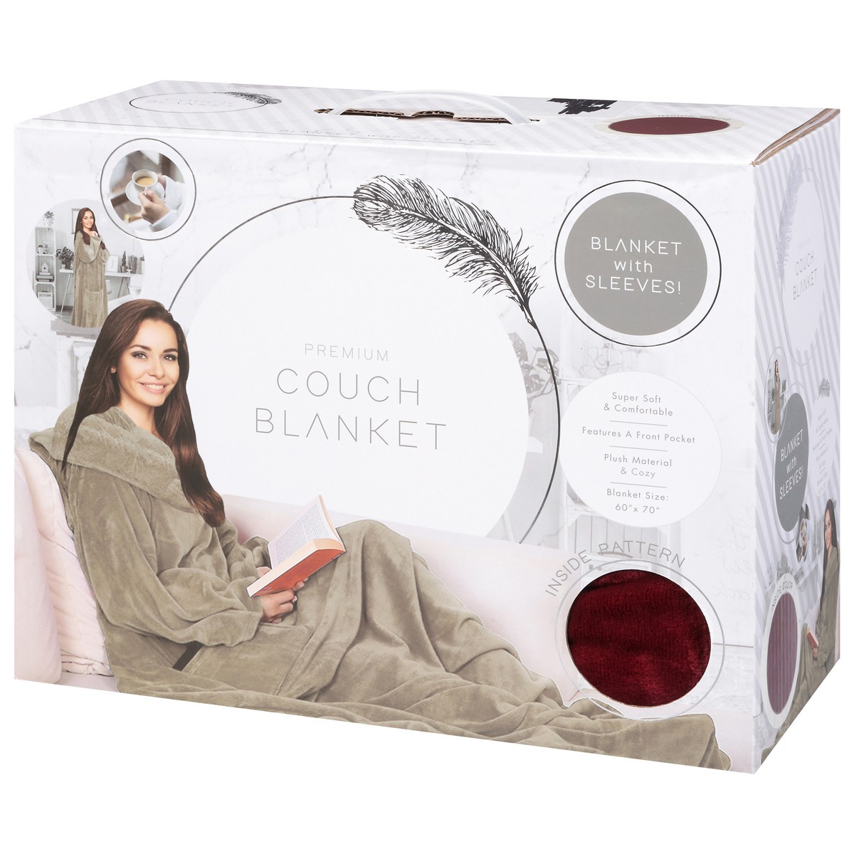 slide 10 of 13, Premium Couch Blanket, 1 ct