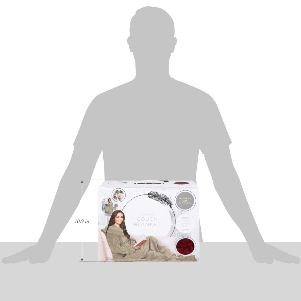 slide 9 of 13, Premium Couch Blanket, 1 ct