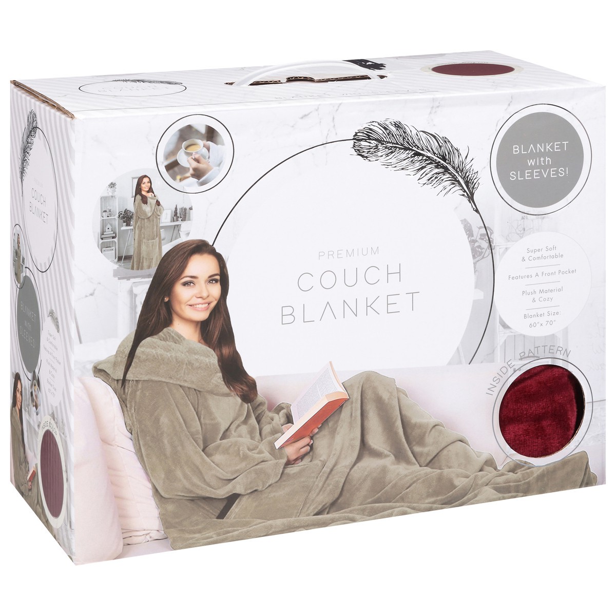 slide 11 of 13, Premium Couch Blanket, 1 ct