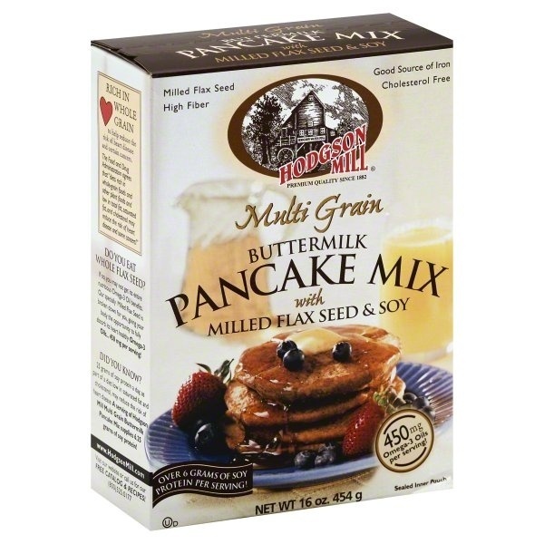 slide 1 of 1, Hodgson Mill Pancake Mix, Buttermilk, Multi Grain, 16 oz