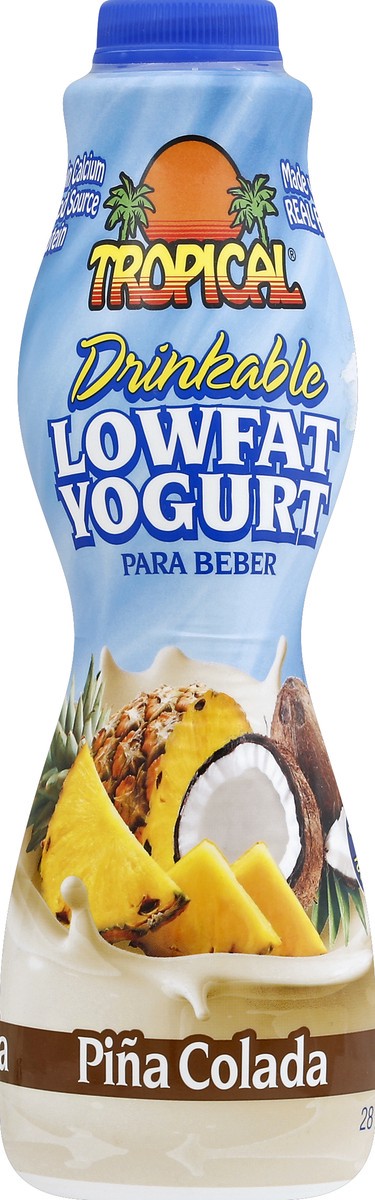 slide 2 of 4, Tropical Yogurt 28 oz, 28 oz
