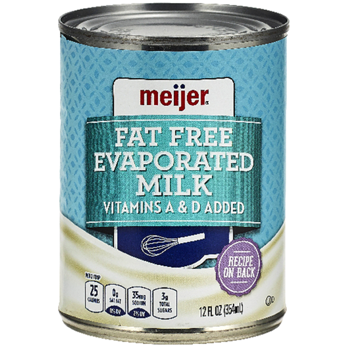 slide 1 of 4, Meijer Fat Free Evaporated Milk, 12 oz