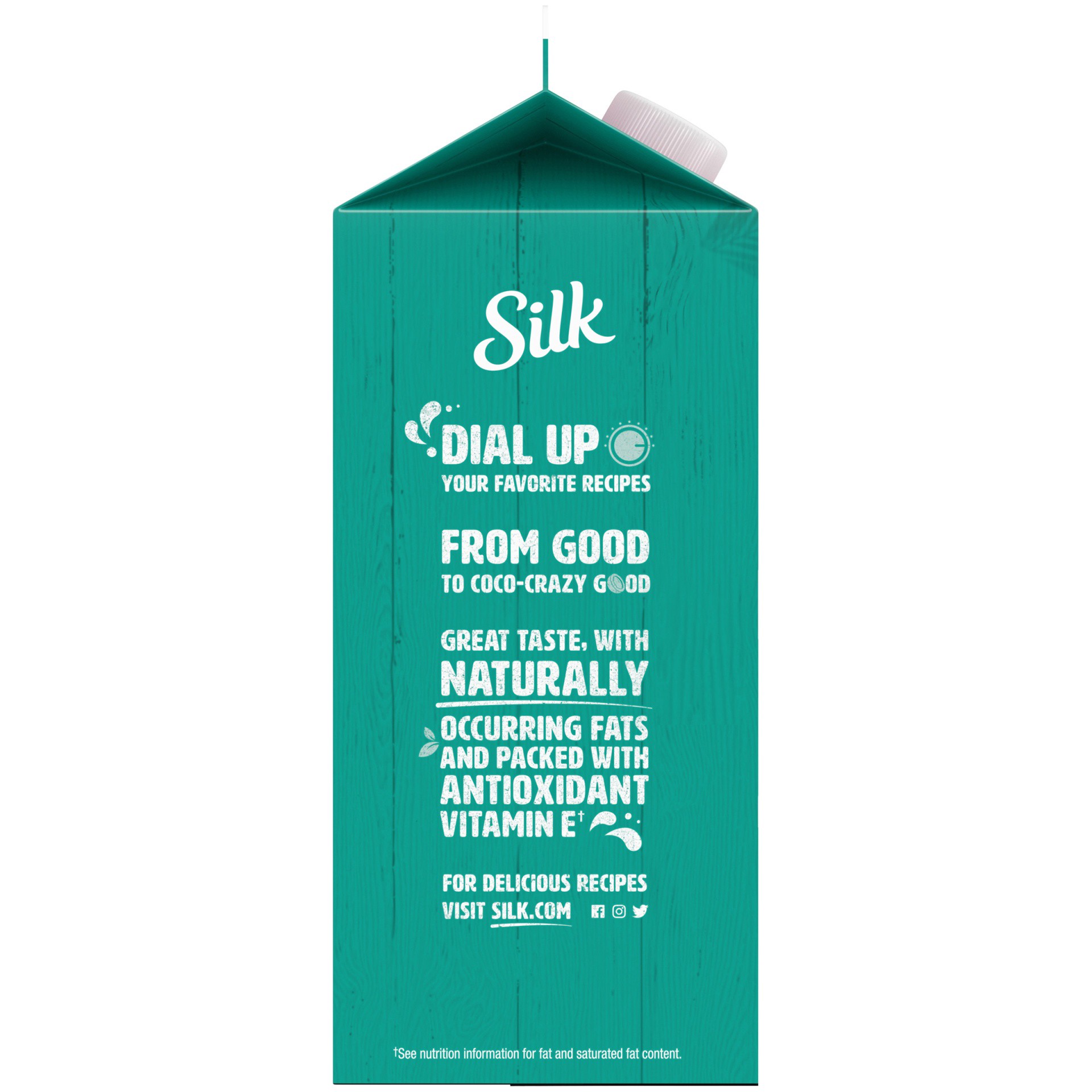 slide 3 of 9, Silk Unsweetened Coconut Milk, 64 oz