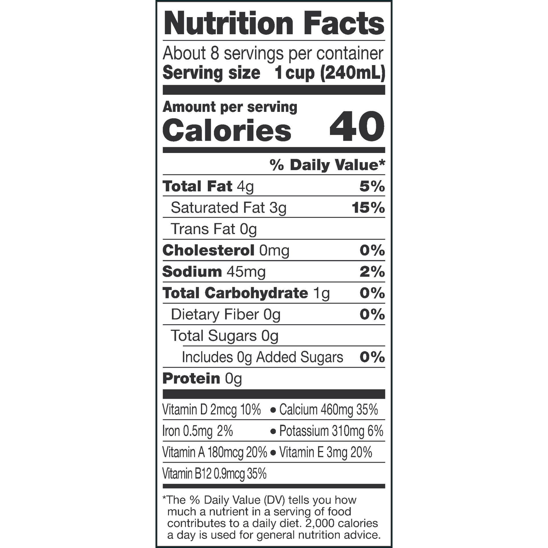 slide 8 of 9, Silk Unsweetened Coconut Milk, 64 oz