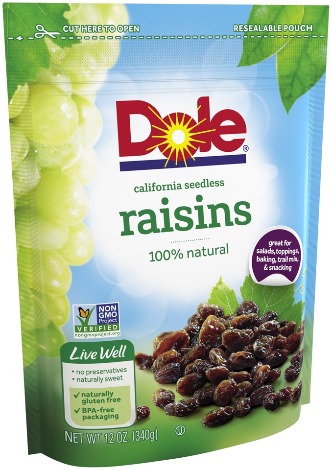 Dole California Seedless Raisins 12 oz Shipt