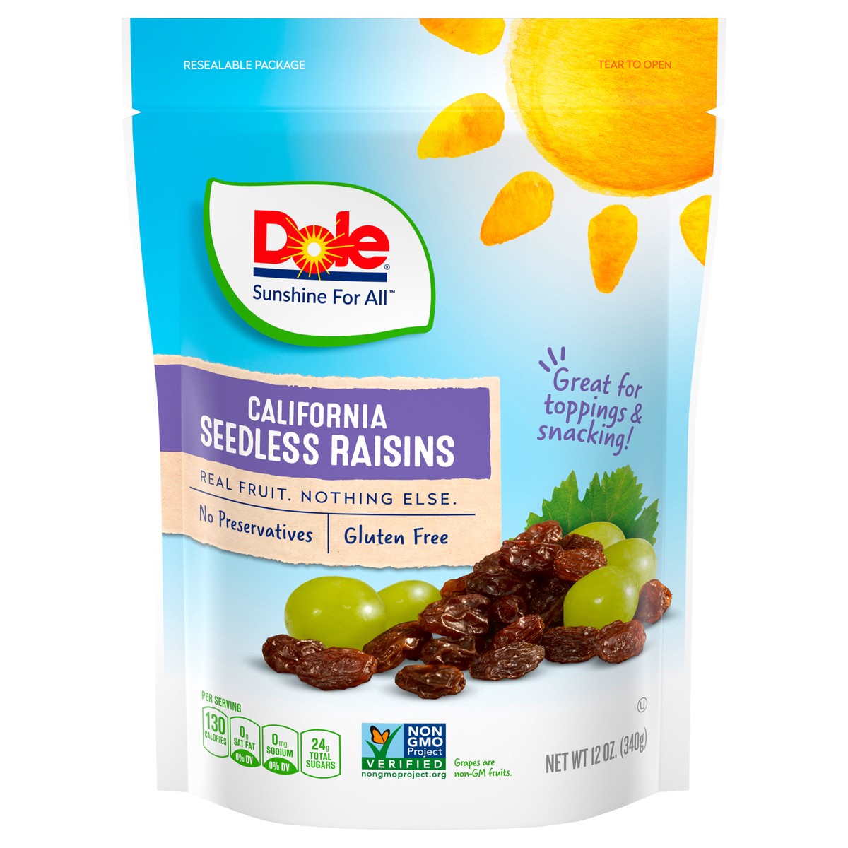 slide 10 of 11, Dole Raisins, 12 oz