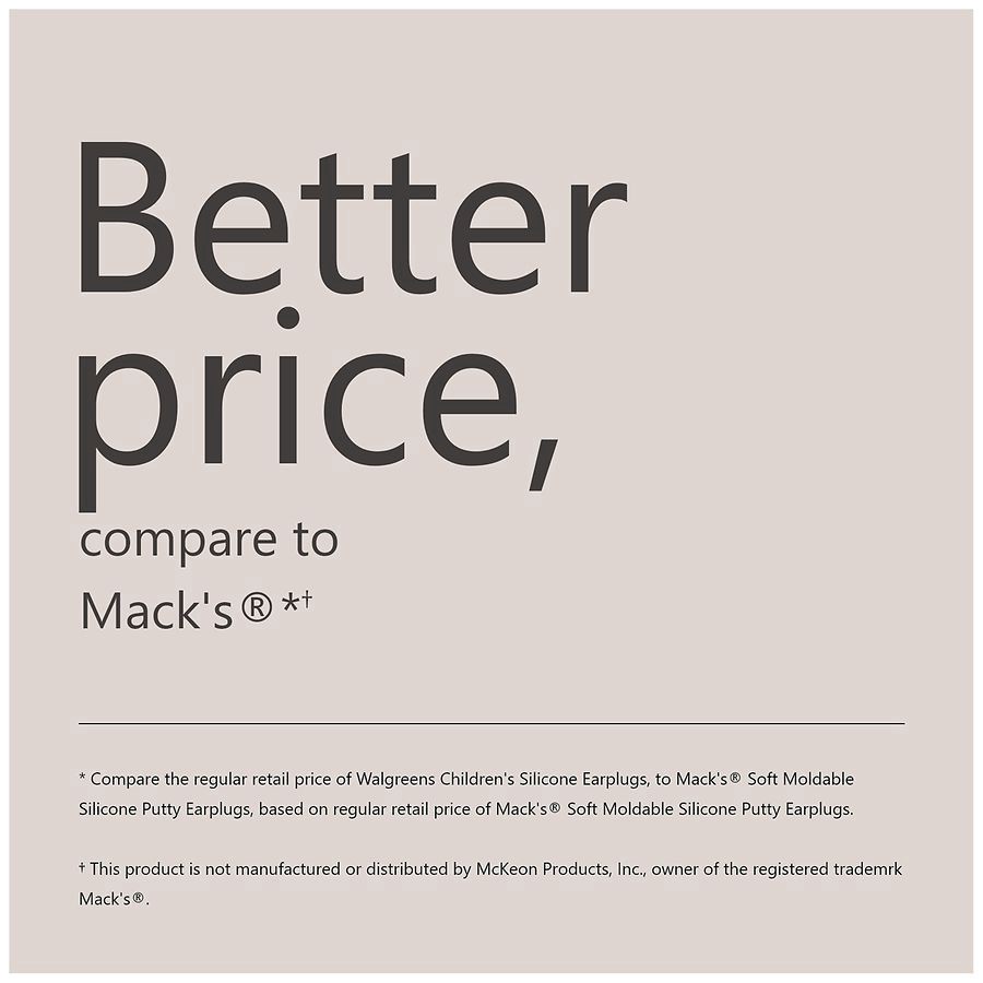 slide 3 of 5, Walgreens Children's Silicone Earplugs, 6 pair