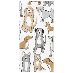 T-fal Print Pique Dual Kitchen Towel Puppy Dog Tails, 16 in x 26 in