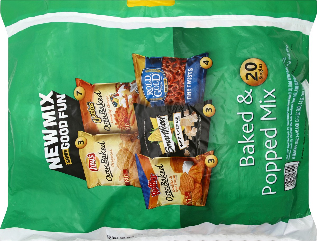 slide 6 of 6, Frito-Lay Baked & Popped Mix, 20 ct