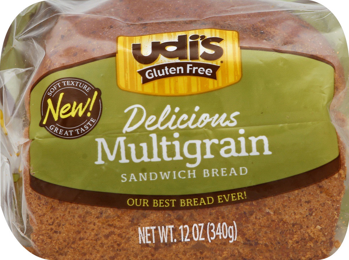 slide 3 of 5, Udi's Whole Grain Bread, 12 oz