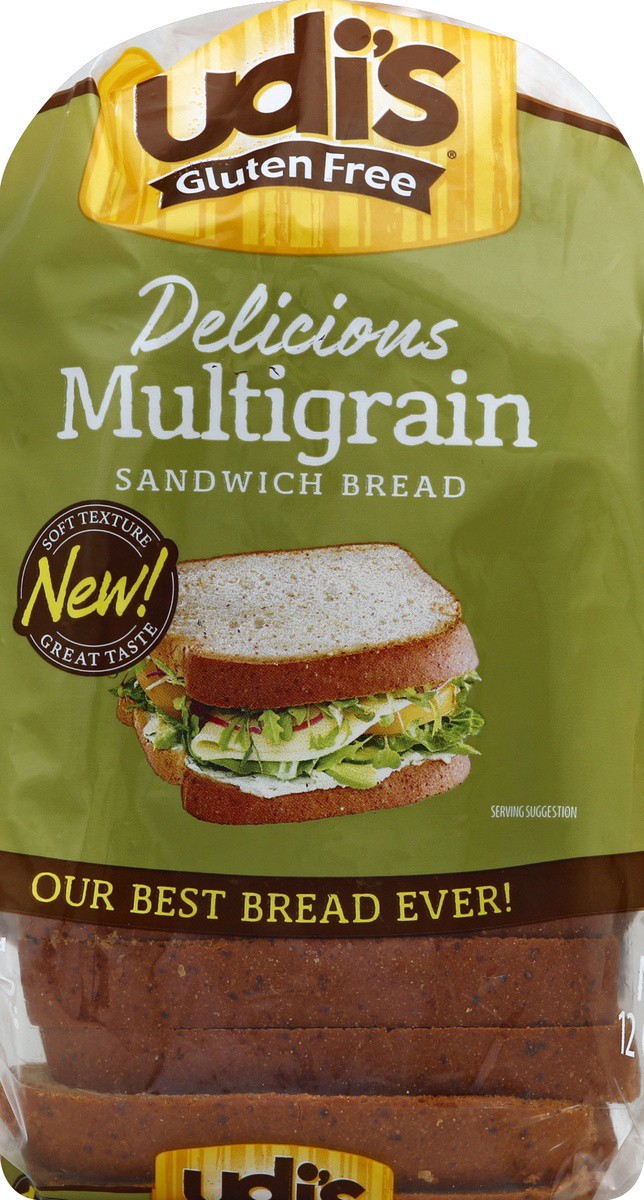 slide 4 of 5, Udi's Whole Grain Bread, 12 oz