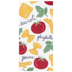 T-fal Print Pique Dual Kitchen Towel Pasta Pomodoro, 16 in x 26 in