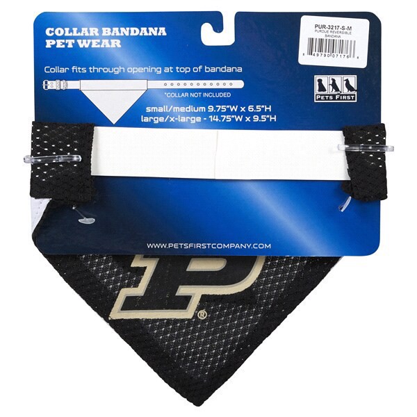 slide 5 of 29, Pets First Purdue Bandana, Small/Medium, 1 ct