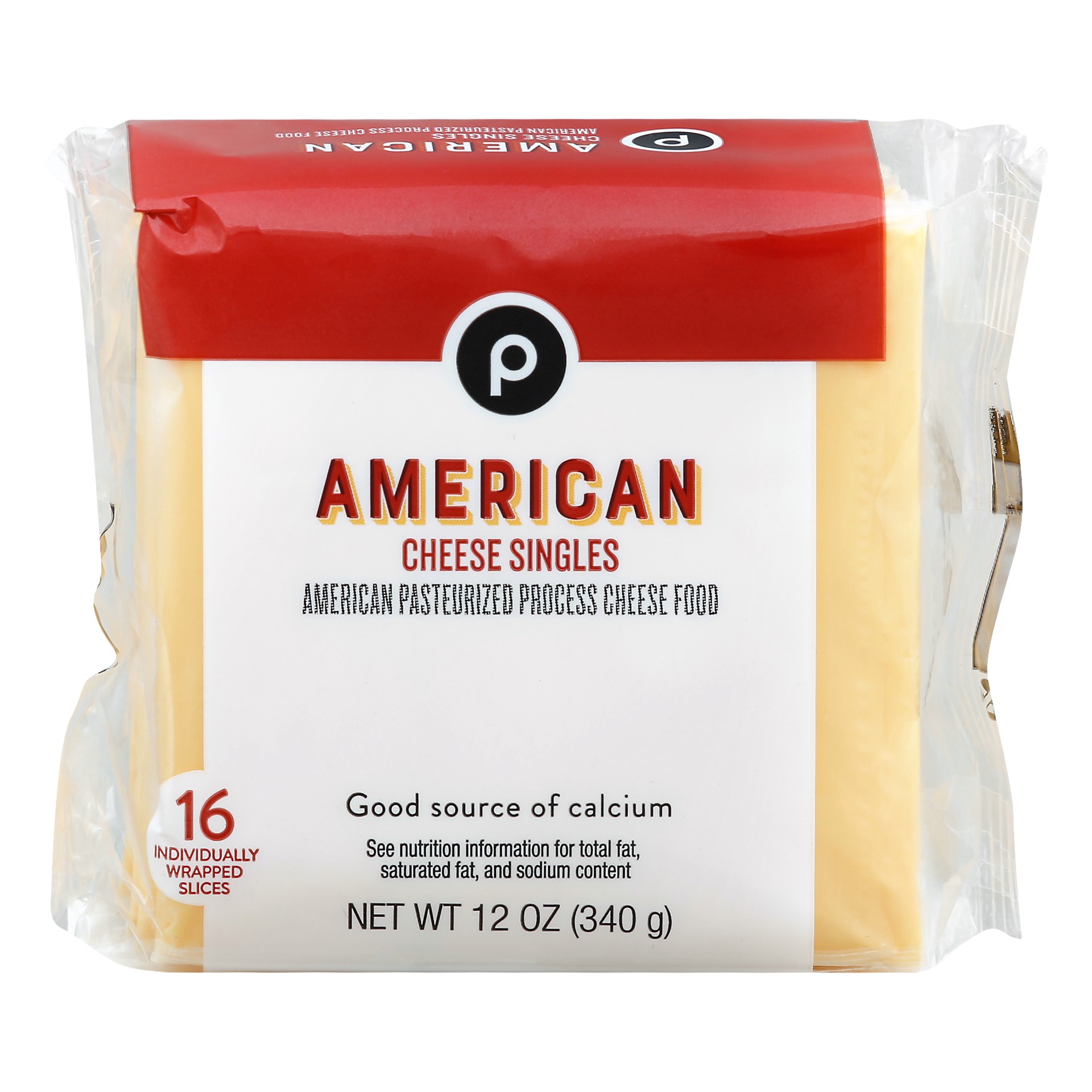 slide 1 of 1, Publix Singles American Cheese Singles, 16 ct