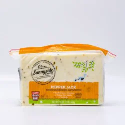 Sunnyside Farms, Deli Style Pepper Jack Cheese Block