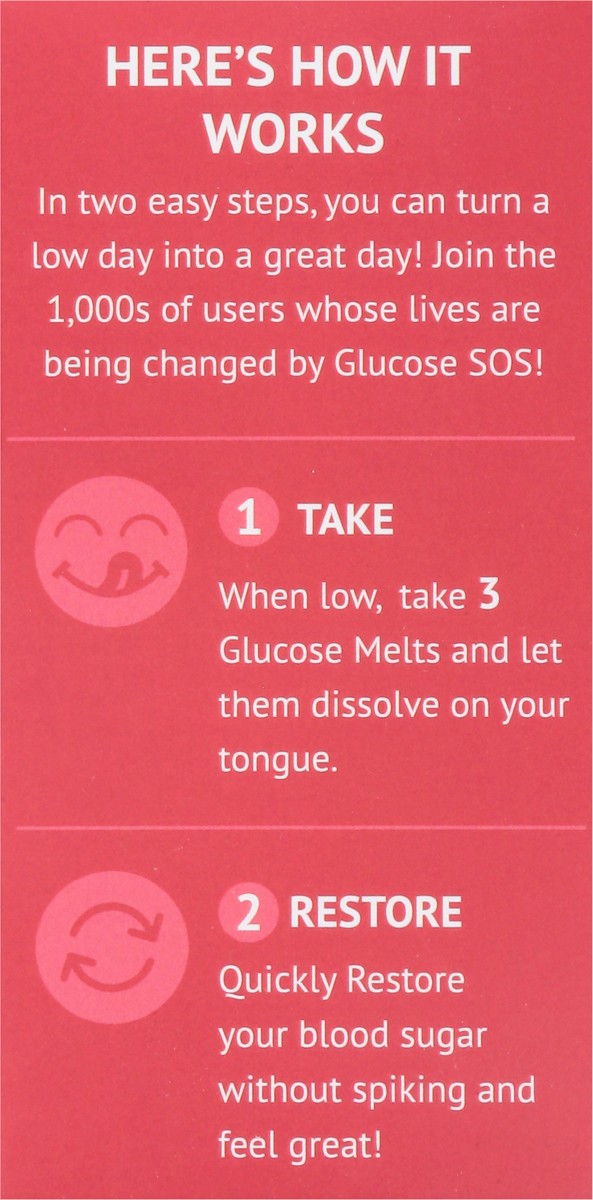 slide 5 of 14, Glucose SOS Cherry/Pineapple Glucose Melts 5 ea, 5 ct