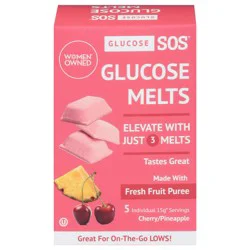 Glucose SOS Cherry/Pineapple Glucose Melts 5 ea