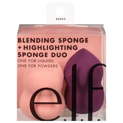 e.l.f. Blending Sponge + Highlighting Sponge Duo 2 ea