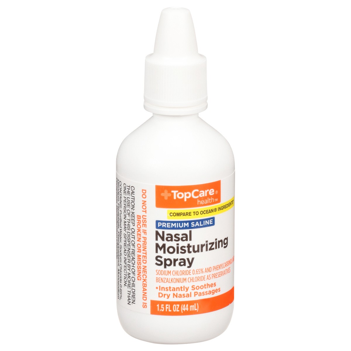 slide 8 of 12, Topcare Saline Nasal Spray, 1.5 oz