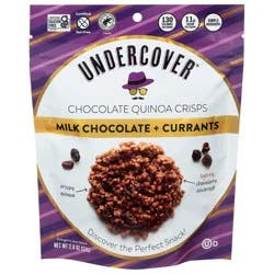 Undercover Dark Chocolate + Currant Chocolate Quinoa Crisps 2.0 oz